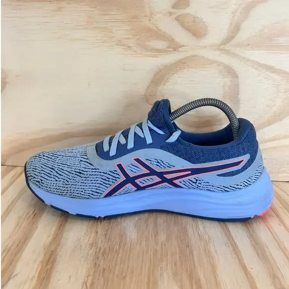 Asics - Gel-Pulse 12 Mono-Sock - Running Shoes - Blue - Women's - 9.5 - 1012A848 - Picture 4 of 9